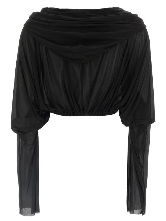 25SS 릭 오웬스 가디건 RO01E7278BZ09 Black - RICK OWENS