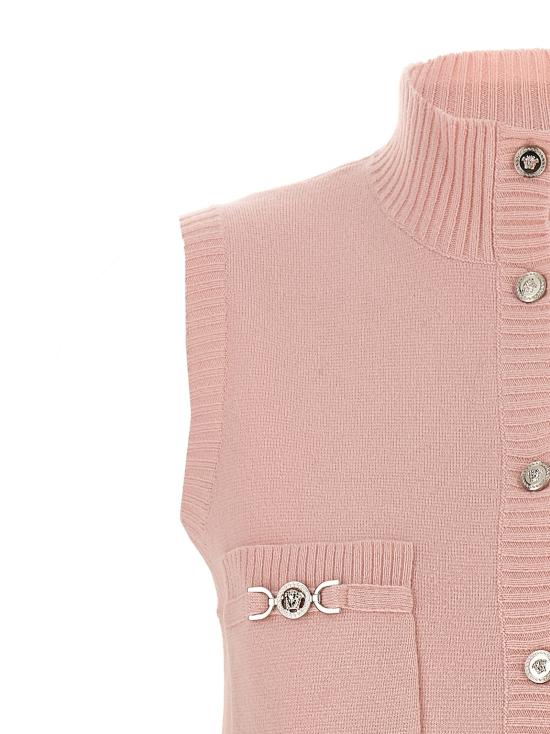 24FW 베르사체 숏 원피스 10157591A112871PT20 Pink - VERSACE