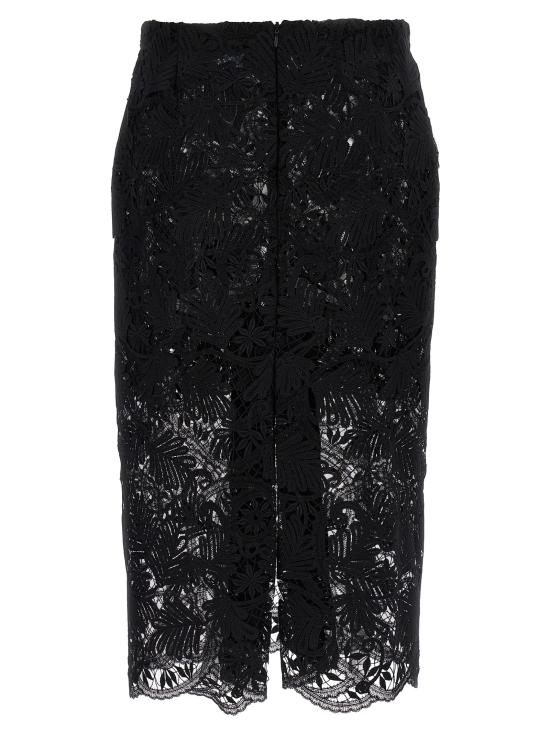 25SS 에르마노 설비노 미디 스커트 D462O726IFJ95708 Black - ERMANNO SCERVINO