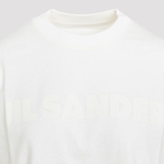 25FW 질샌더 반팔 티셔츠 J03GC0137 J20243 102 PORCELAIN - JIL SANDER