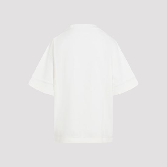 25FW 질샌더 반팔 티셔츠 J03GC0137 J20243 102 PORCELAIN - JIL SANDER