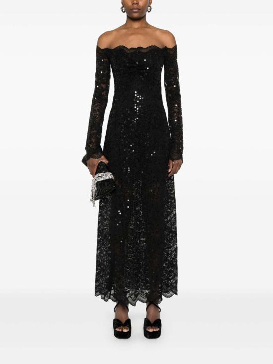  파코라반 롱 원피스 24HJRO030PA0231P001 Black - PACO RABANNE