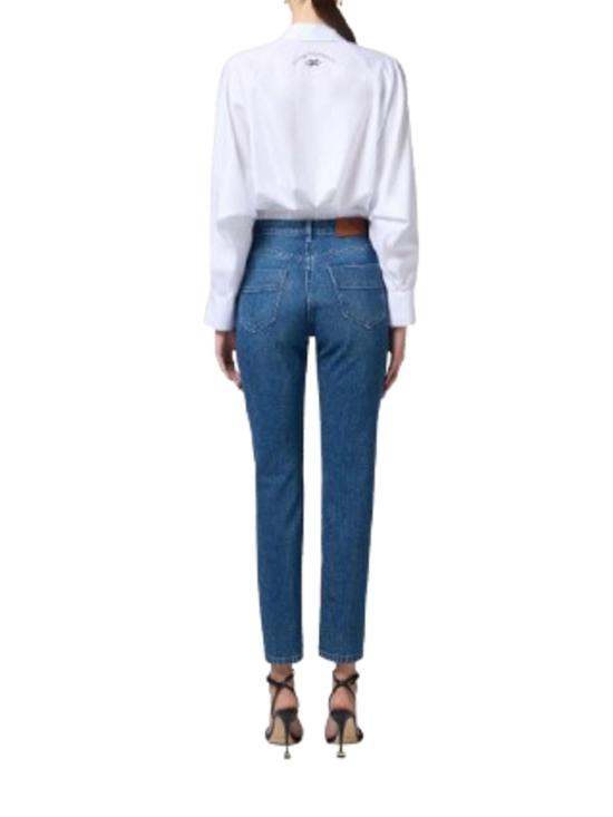  엘리자베타프랜치 스트레이트 팬츠 PJ89N51E2104 Medium Wash - ELISABETTA FRANCHI