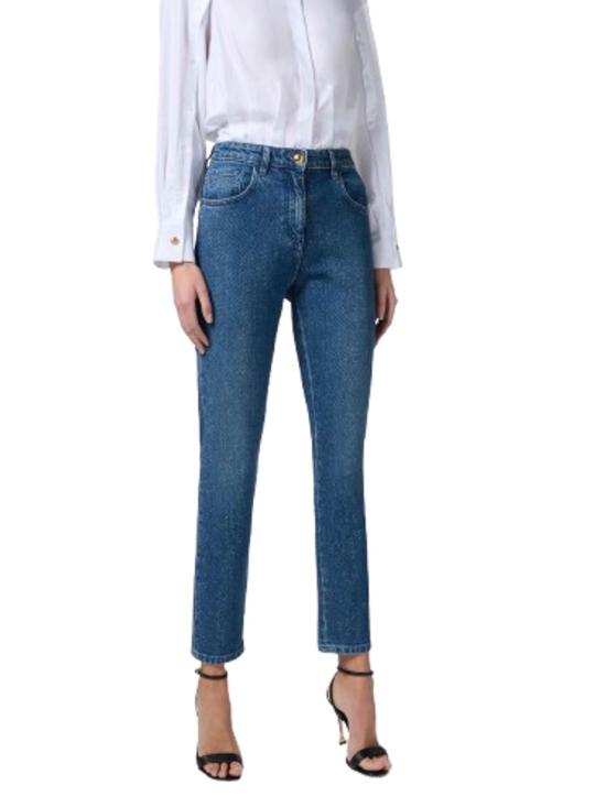  엘리자베타프랜치 스트레이트 팬츠 PJ89N51E2104 Medium Wash - ELISABETTA FRANCHI