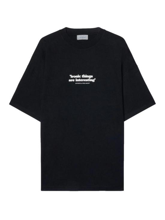  오프화이트 반팔 티셔츠 OMAA161S24JER0061001 Black