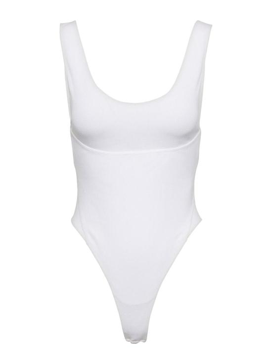 24FW 알라이아 민소매 티셔츠 AA9B00575J045000 White