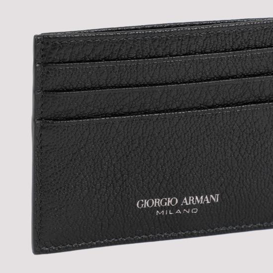 25FW 조르지오 아르마니 명함지갑 Y2R434 YR56J 80001 NERO - GIORGIO ARMANI
