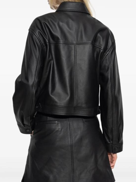  메종키츠네 가죽 자켓 OW02130LR0019 - MAISON KITSUNE