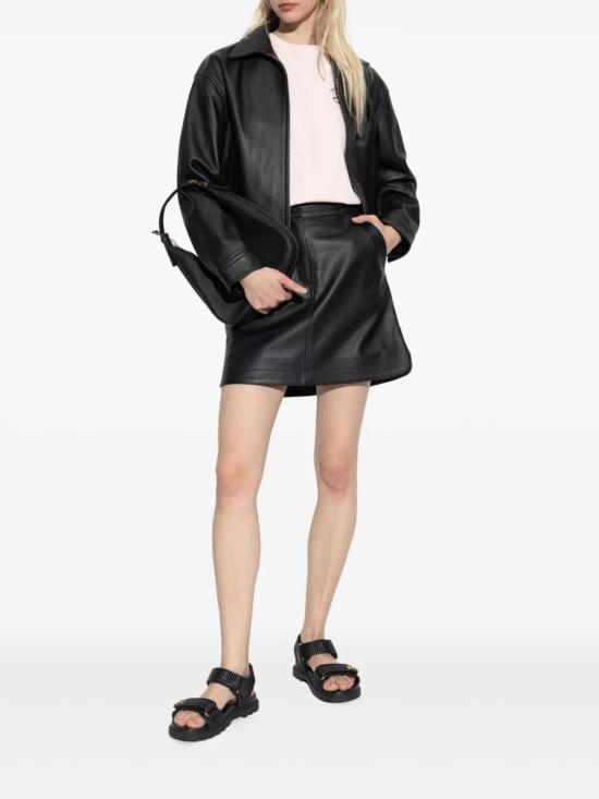  메종키츠네 가죽 자켓 OW02130LR0019 - MAISON KITSUNE