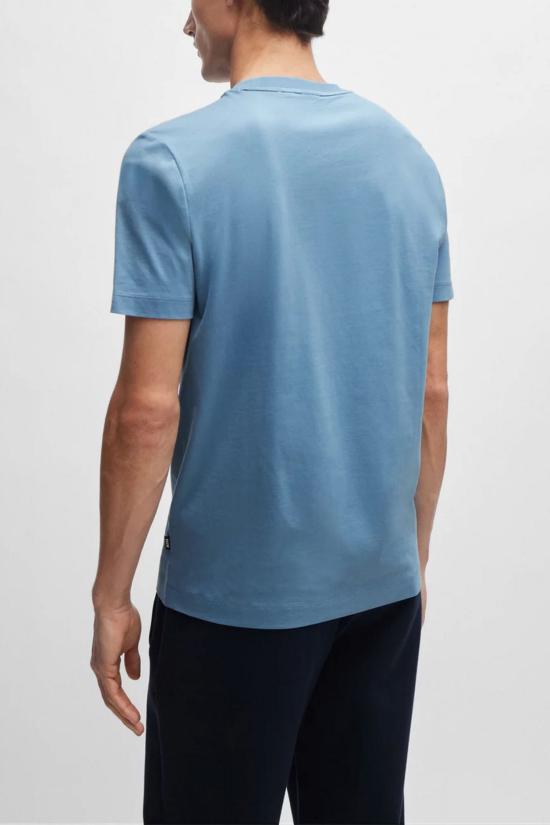 25SS 보스 반팔 티셔츠 50468347 10241525 01 459 Light pastel blue - BOSS