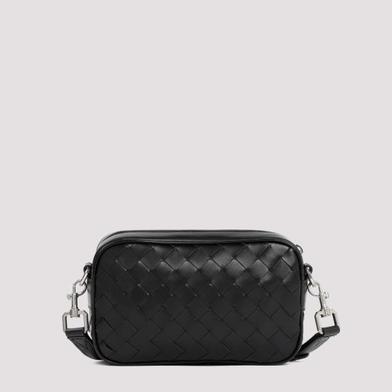 25FW 보테가베네타 크로스백 765911 V2HL1 8803 BLACK SILVER - BOTTEGA VENETA