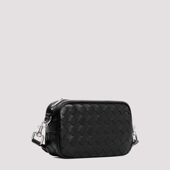 25FW 보테가베네타 크로스백 765911 V2HL1 8803 BLACK SILVER - BOTTEGA VENETA