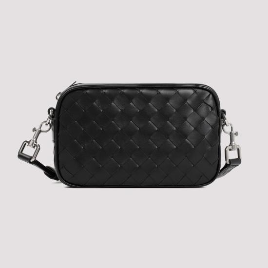 25FW 보테가베네타 크로스백 765911 V2HL1 8803 BLACK SILVER - BOTTEGA VENETA