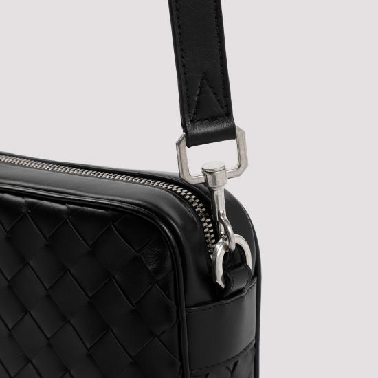 25FW 보테가베네타 크로스백 765911 V2HL1 8803 BLACK SILVER - BOTTEGA VENETA