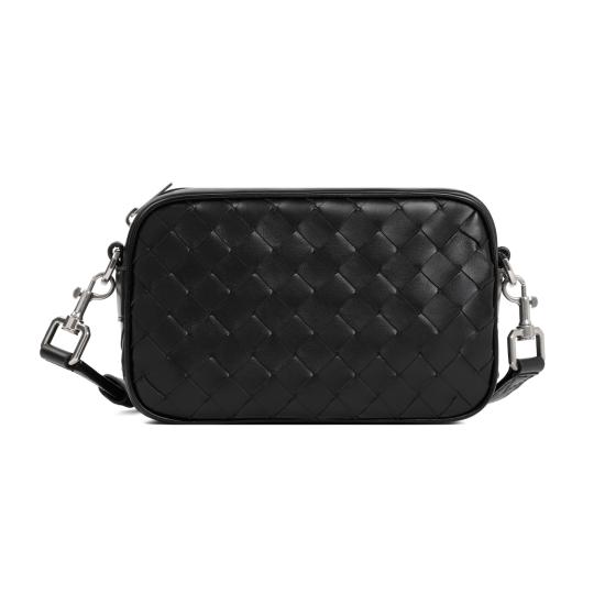 25FW 보테가베네타 크로스백 765911 V2HL1 8803 BLACK SILVER - BOTTEGA VENETA
