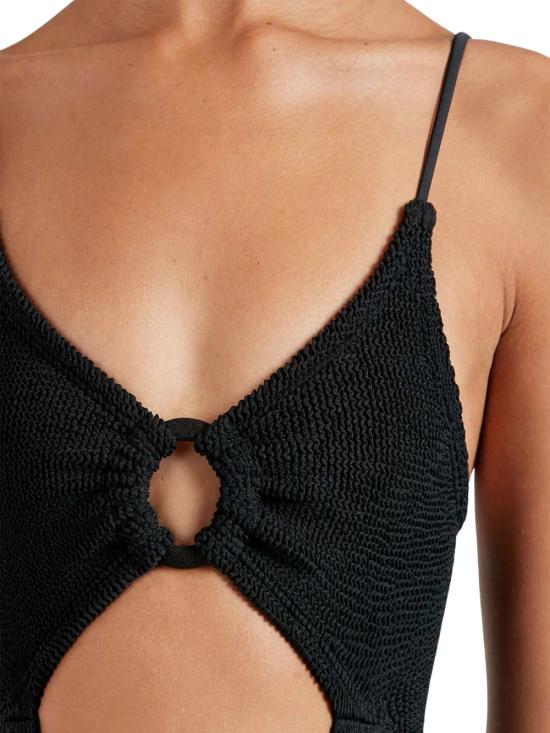 25SS 훈자 지 원피스 수영복 SCRYSTALCR BLACK - HUNZA G