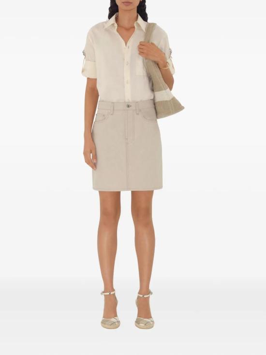  버버리 셔츠 8106407 white - BURBERRY