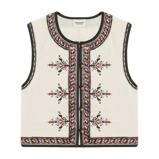 25SS 이자벨마랑에뚜왈 스웨터 C1J09E GI0043FA 23EC WHITE BLACK