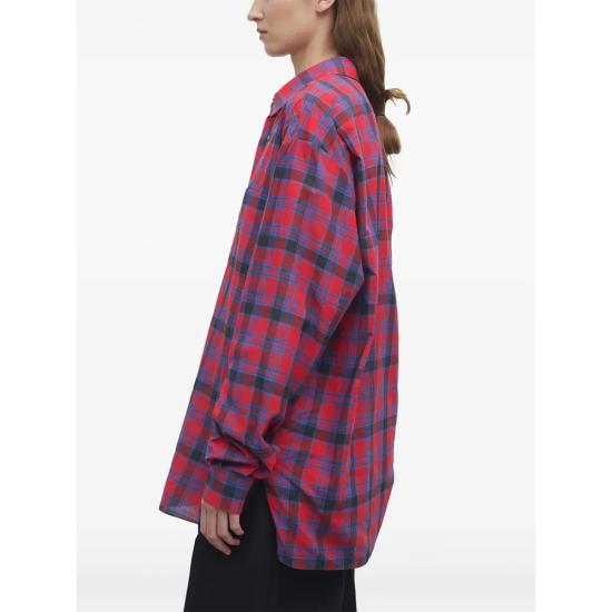 25SS 더로우 셔츠 8740 W3796 RDB RED BLUE - THE ROW