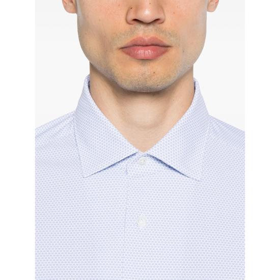 25SS 마짜렐리 긴팔 셔츠 TECNOSPORT 9 23 BLUE - MAZZARELLI