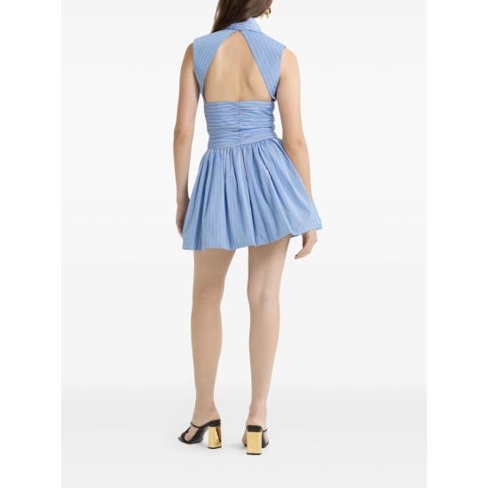 25SS 파투 숏 원피스 DR1760190 5065 BLUE WHITE - PATOU