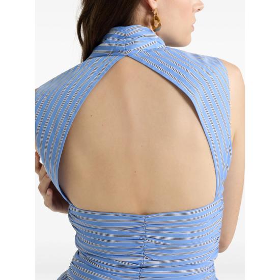 25SS 파투 숏 원피스 DR1760190 5065 BLUE WHITE - PATOU