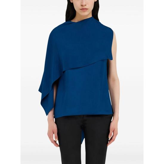 25SS 살바토레 페라가모 블라우스 13G521 0780682 BLBIA BLUE - SALVATORE FERRAGAMO