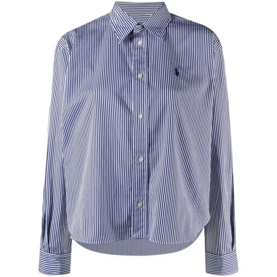 25SS 랄프 로렌 셔츠 211891419001 WHITE WHITE BLUE