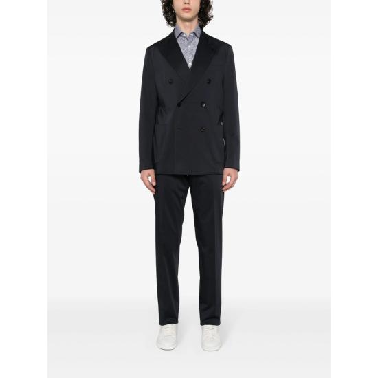  발바 긴팔 셔츠 40133 U LIU13P01 0002 BLACK WHITE - BARBA