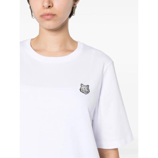 25SS 메종키츠네 반팔 티셔츠 MW00111KJ0119 WHITE - MAISON KITSUNE