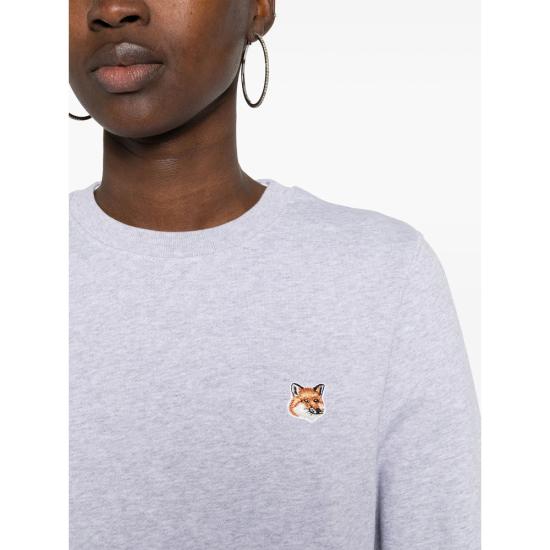 25SS 메종키츠네 긴팔 티셔츠 LW00302KM0001 LGRME GREY - MAISON KITSUNE