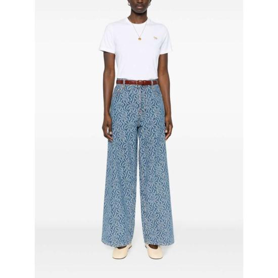 25SS 메종키츠네 반팔 티셔츠 MW00110KJ0008 WHITE - MAISON KITSUNE