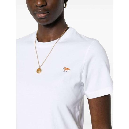 25SS 메종키츠네 반팔 티셔츠 MW00110KJ0008 WHITE - MAISON KITSUNE