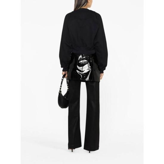  오프화이트 탑 OWBA071F23JE R001 1001 BLACK - OFF WHITE