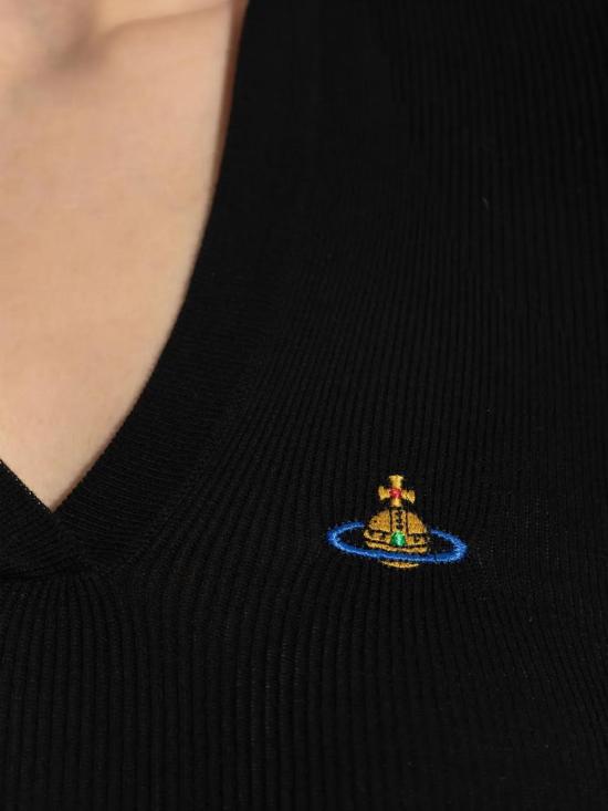  비비안웨스트우드 폴로 티셔츠 18030040Y003F black - VIVIENNE WESTWOOD