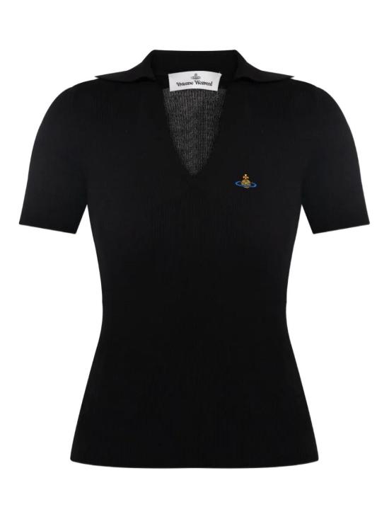  비비안웨스트우드 폴로 티셔츠 18030040Y003F black