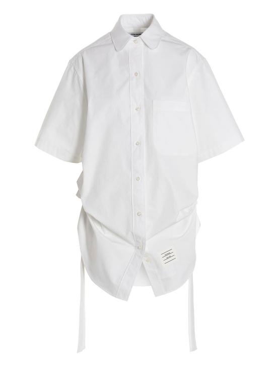 23SS 톰브라운 숏 원피스 FDSD91AF0184100 White - THOM BROWNE