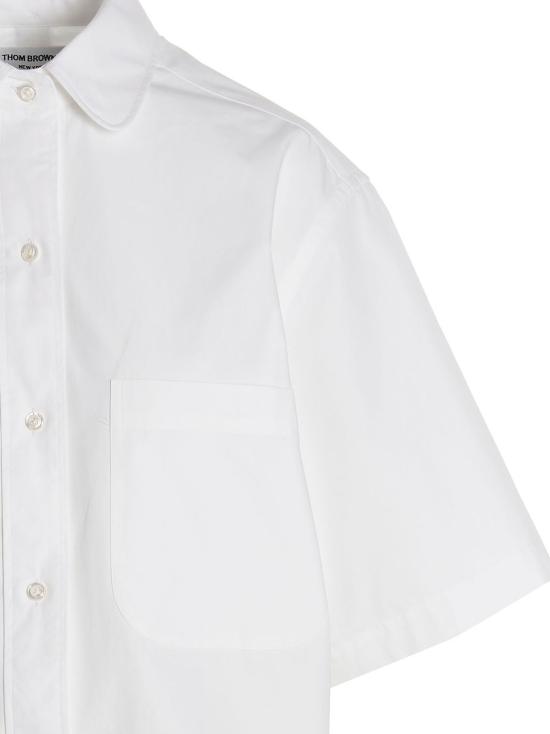 23SS 톰브라운 숏 원피스 FDSD91AF0184100 White - THOM BROWNE