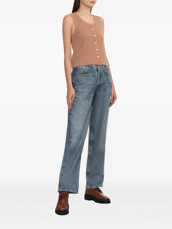  아페쎄 민소매 티셔츠 VIALMF23410 sand beige - A.P.C.