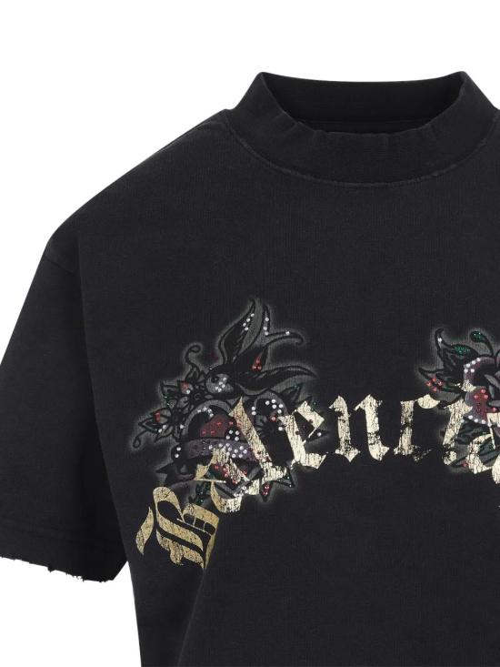  발렌시아가 반팔 티셔츠 809122TRVZ2 black - BALENCIAGA