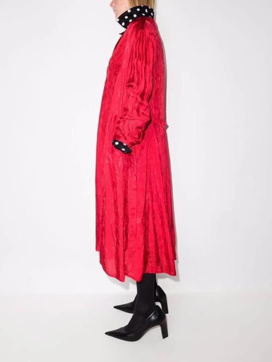  발렌시아가 미디 원피스 680832TLL30 red - BALENCIAGA