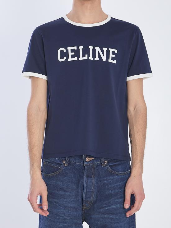 25SS 셀린느 반팔 티셔츠 RX02R507Z BLUE