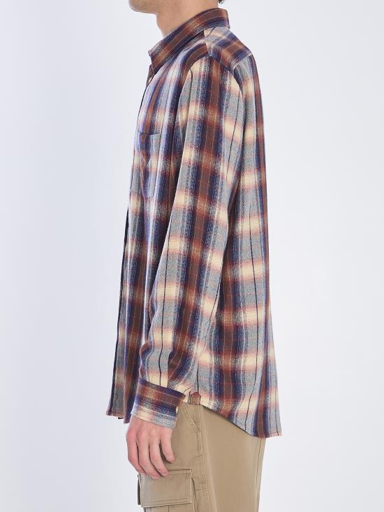 25SS 셀린느 / 남성 트리오페 체크 셔츠 2C9820A08 MULTICOLOR BPG - CELINE