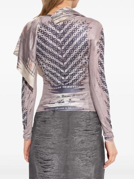  디젤 반팔 티셔츠 A182100KIBH pink - DIESEL