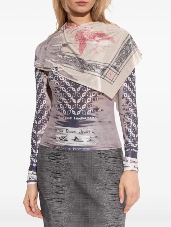  디젤 반팔 티셔츠 A182100KIBH pink - DIESEL