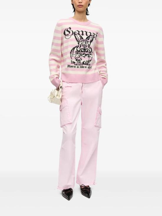  가니 스트레이트 팬츠 W0392 pink - GANNI