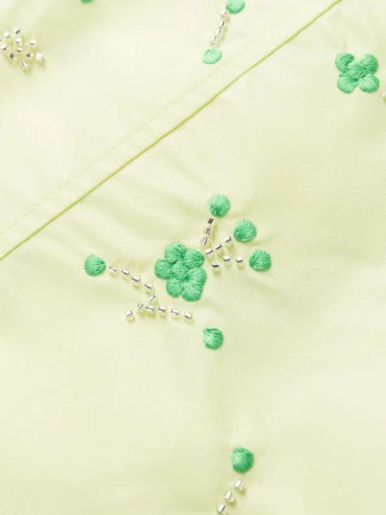  가니 숏 원피스 F79306476796 lemon - GANNI