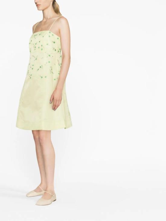  가니 숏 원피스 F79306476796 lemon - GANNI