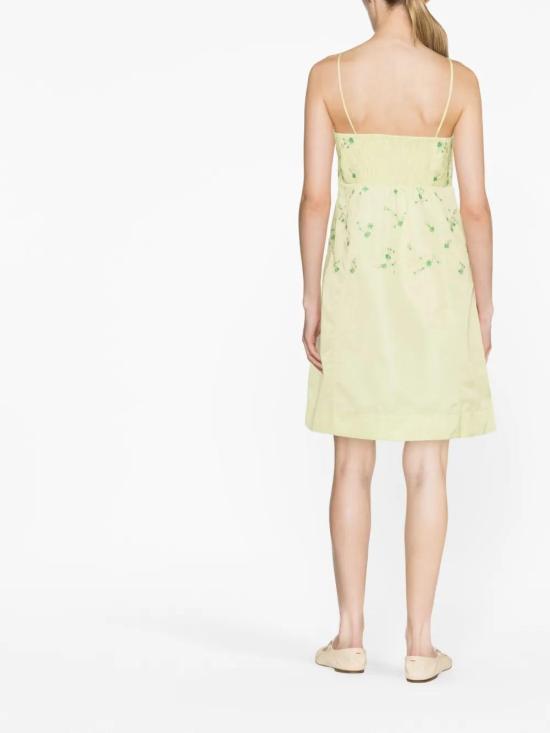  가니 숏 원피스 F79306476796 lemon - GANNI