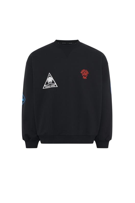  마린세르 긴팔 티셔츠 MRSU251PRSW083BK BLACK DOM